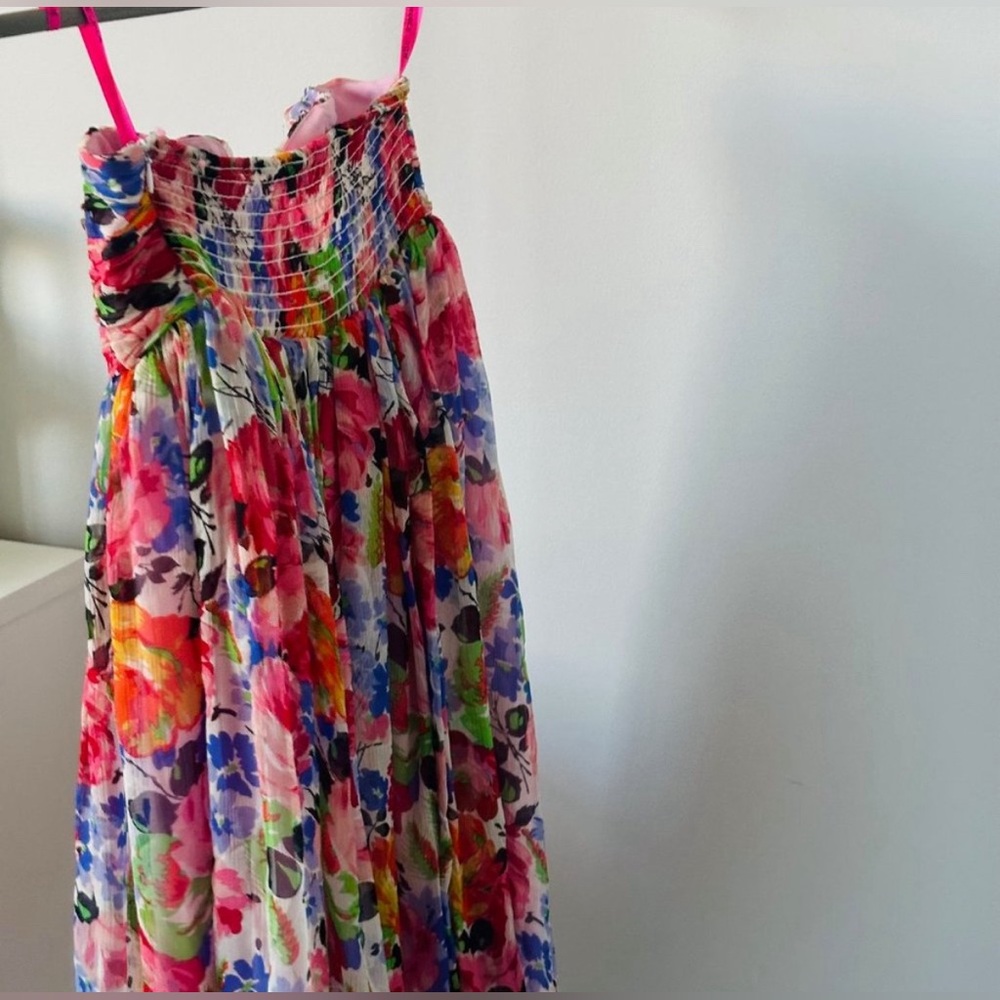 Betsy Johnson floral strapless dress - Picture 3 of 5